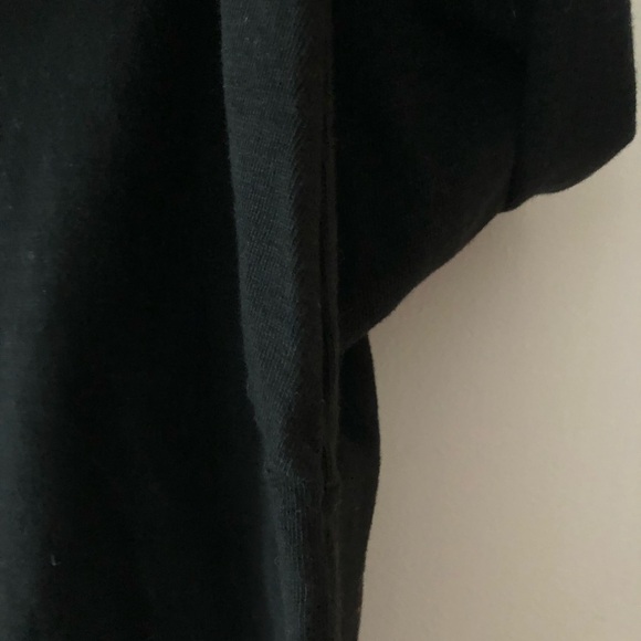 CP Shades Alla Turtleneck Knit Midi Dress in Black Cotton Size Medium - Picture 7 of 16